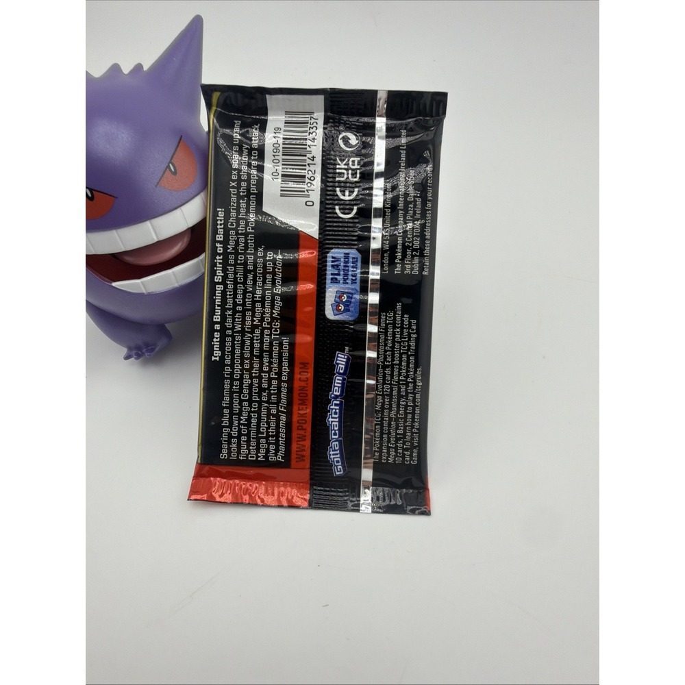 Pokémon TCG Mega Evolution Phantasmal Flames Booster Pack - 10 Cards - Picture 4 of 8